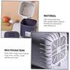 Zerodeko Portable Kitchen Waste Bin Plastic Dustbin for Wet and Dry Classified Waste Compact Design with Cover for Home and Office Use Deep Purple Color view 3