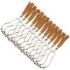 PRETYZOOM 12pcs Decorative Shower Curtain Hooks Tassel Rustproof Stainless Steel for Easy Installation Bathroom Versatile for Shower and Drapes Compact and Lightweight Design view 1