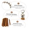 PRETYZOOM 12pcs Decorative Shower Curtain Hooks Tassel Rustproof Stainless Steel for Easy Installation Bathroom Versatile for Shower and Drapes Compact and Lightweight Design view 4