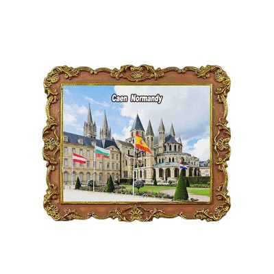 Caen Normandy France Refrigerator Magnet 3D Travel Souvenir Fridge Decoration Magnetic Sticker Craft Collection