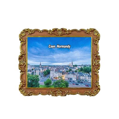 Caen Normandy France Refrigerator Magnet 3D Travel Souvenir Fridge Decoration Magnetic Sticker Craft Collection