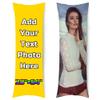 Jiposuhoe Custom Body Pillow Case Design Your Own Text Picture Logo Customizd Throw Pillow Cover for Fathers Mothers Valentines Day Gifts Personalized Pillowcase 20"x54", Gold view 1