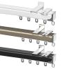 LIGUOYI Wall Track for Curtain Heavy Duty Curtain Track, Ceiling Curtain Rails with Pulleys Curtain Track Kit 0.5m to 6m for Living Room, Bedroom, Bathroom, Room Divider view 1