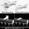 LIGUOYI Wall Track for Curtain Heavy Duty Curtain Track, Ceiling Curtain Rails with Pulleys Curtain Track Kit 0.5m to 6m for Living Room, Bedroom, Bathroom, Room Divider view 4