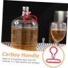 PRETYZOOM 1pc Carboy Handle Coated Grip for Easy Lifting Beer and Wine Transport Tool for Smooth Neck Bottles for Home Brewing and Fermentation view 2