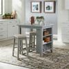LIBERTY FURNITURE INDUSTRIES, INC. Brook Creek 3 Piece Counter Set in Gray view 1