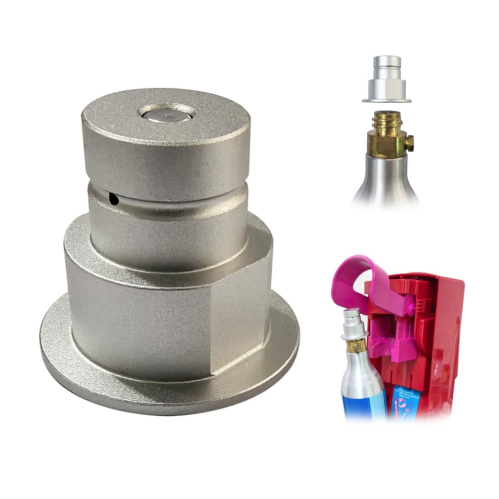Aopkeo Soda Water CO2 Cylinder Quick Connect Adapter Replacement for Terra DUO ART Sparkling Water Machine, TR21-4 Bottle Refill Accessories