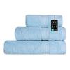 A1 Home Collections Bath Towel 500 GSM Duet Technology 100% Ring Spun Cotton Quick Dry & Highly Absorbent Towels, Zero Twist, Low Lint, Ultra Soft (Chambray Blue, Towel Sets Pack of 3) view 1