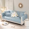 DEZYPZAM Couch Sofa Cover, Non-Slip Sofa Cushion Covers, Sectional Couch Covers, Sofa Slipcover for Dogs, Children, Pets Furniture Protector (Blue,70 x 70 cm) view 1