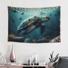 YYGGWL Baby Turtles And Sea Turtles Print Tapestry Wall Hanging Lightweight Personalized Wall Blanket For Bedroom Living Room Dorm Party Wall Art Decor 60 X 40 Inches view 2