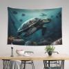 YYGGWL Baby Turtles And Sea Turtles Print Tapestry Wall Hanging Lightweight Personalized Wall Blanket For Bedroom Living Room Dorm Party Wall Art Decor 60 X 40 Inches view 4