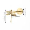 Fine Curtain Holders for Wall Dragonfly Metal Curtain Tiebacks Curtain Tie Back Holders Decorative Curtain Drapery Holdbacks Set of 2 view 4