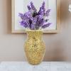 Mosaic Vase Gold Elegant Glass Vases Stylish Glass Flower Vase Decoration for Bedroom Study Wedding Centerpiece Table Decorations(#1) view 3