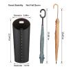 ELPMD Artificial Leather Black Umbrella Holer Stand 5 * 7 Picture Photo Frame Horizontal Vertical Formats view 2