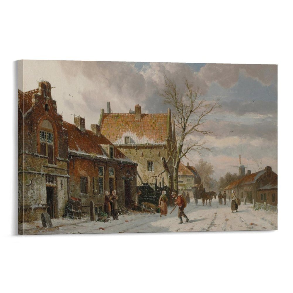 0026# Selected HD World Landscape Oil Painting Season 1 Picture Print Wall Art Poster Painting Canvas Posters Artworks Gift Idea Room Aesthetic 08x12inch(20x30cm)