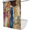 BYLEEHOMED Gustav Klimt Shower Curtain Waterproof Bathroom Decor Retro Art HD Print on Bathroom Curtain Whit Hooks Weighted Hem Washable w72xL72in view 1