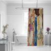 BYLEEHOMED Gustav Klimt Shower Curtain Waterproof Bathroom Decor Retro Art HD Print on Bathroom Curtain Whit Hooks Weighted Hem Washable w72xL72in view 2