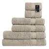 A1 Home Collections Bath Towel 500 GSM Duet Technology 100% Ring Spun Cotton Quick Dry & Highly Absorbent Towels, Zero Twist, Low Lint, Ultra Soft (Plaza Taupe, Towel Sets Pack of 6) view 1