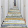 0.6/0.8/0.9/1/ 1.2 M Wide Hallway Runner Rug, Vintage American Style Thin Entry Carpet for Home Hotel Office, Anti-Slip Rectangle Thin Doormat (Size : 0.8x1.5m/2.6x5ft) view 1