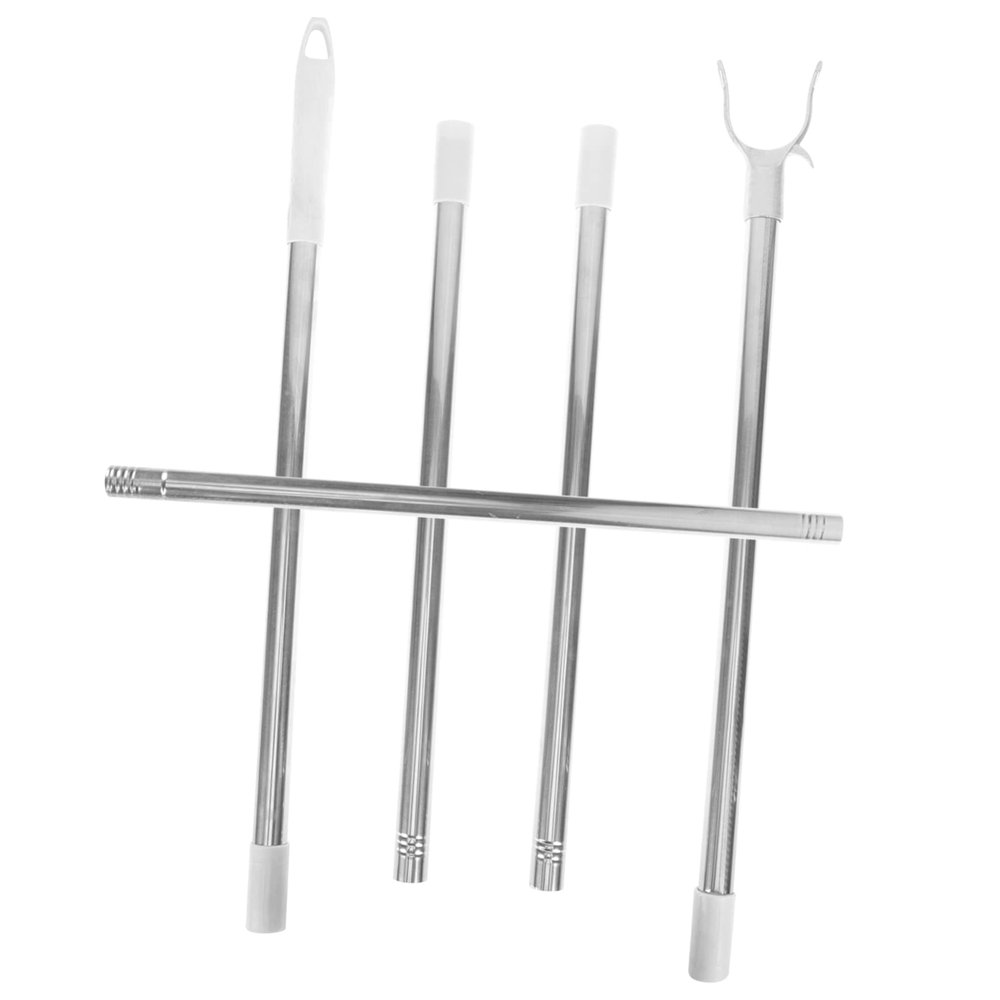 PRETYZOOM Clothes Drying Supply Retractable Clothes Poles Balcony Pole Strong Bearing Capacity