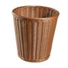 Hohopeti Rattan Woven Trash Can Large Garbage Can No Lid Stylish Wicker Waste Basket for Storage Plastic view 1