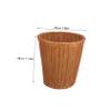 Hohopeti Rattan Woven Trash Can Large Garbage Can No Lid Stylish Wicker Waste Basket for Storage Plastic view 2