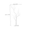 PRETYZOOM 2pcs Dry Branches Elegant Vase Filler White Birch Branches Botanical Decor Christmas Tree Ornaments Twigs Filling view 2
