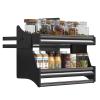 Pull Down Cabinet Shelf,Pull Down Kitchen Shelf Lifting Basket,Retractable Storage Shelf Organizer,Space Saving,Suitable for Kitchen Bar and Cafe Cabinet,Load Capacity 18kg ( Size : 560x580x290mm ) view 1