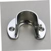 4pc 32mm Stainless Steel Clothes Rail Supports for Closet Rods view 4