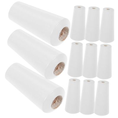 BIUDECO 12Pcs Wooden Blind Cord Knobs Window Blind Cord Pull Ends Replacement Tassels for Home Window Blinds Accessories 1.37X0.59X0.59In Holders for Easy Installation