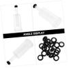 LABRIMP 1set Three-piece Silicone One-way Fermentation Stopper Kit for Home Brewing Food-grade Silicone Lids for Wine Beer and Juice Fermentation view 4