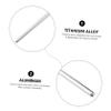 CIYODO Stainless Steel Chopsticks Portable Reusable Utensils for Camping and Outdoor Use Lightweight Design for Sushi Noodles and Rice Easy to Clean and Carry view 4