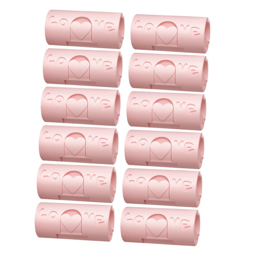 PRETYZOOM 12pcs Non-Slip Bedding Clips Windproof Bedsheet Fasteners for Quilts and Sofa Mats Easy to Use Pink for Keeping Tidy and Secure