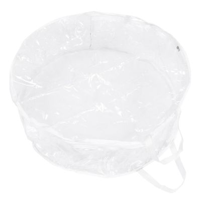 Hohopeti Festival Storage Bag Round Christmas Wreath Bag for Decor Thanksgiving Xmas Storage