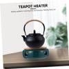 LABRIMP Retro Tea Heater Ceramic Teapot Warmer Candle Holder Stable Non-Slip Base Heat Tea Conveniently view 2