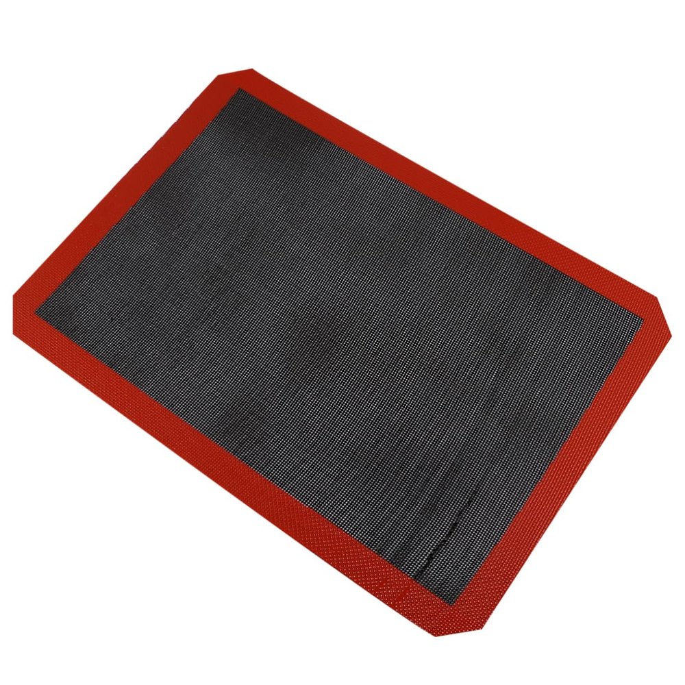 LABRIMP Silicone Baking Mat Bread Baking Mats for Rolling Dough Non Stick Sheet Half Sheet Silicone Macaron Bake Liners Bakeware Liner Pastry