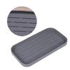 PRETYZOOM Nonslip Silicone Draining Tray Multi-Functional Dish Drying Mat Space-Saving Kitchen Accessory for Cups Spoons and Wine Glasses Grey view 3