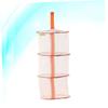 PRETYZOOM Windproof Underwear Drying Rack 3 Layer Hanging Basket Foldable Laundry Rack Bra Drying Basket Dryer Net view 3