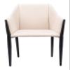 Zuo Andover Dining Chair (Set of 2) Beige, Beige Dining Chair, Comfy and Durable Polyester Fabric, Plywood, Indoor Dining, 23.2" W x 24.4" D x 33.5" H view 4
