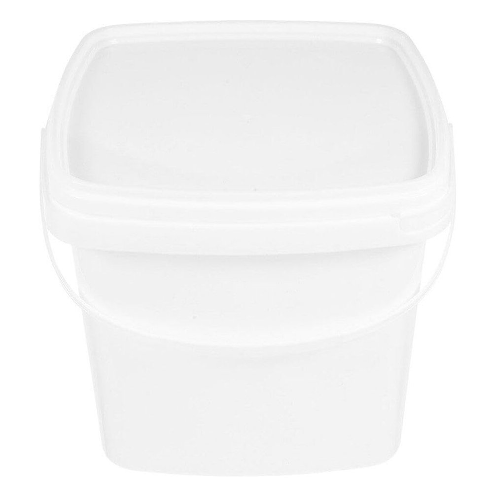 Luxshiny Plastic Bucket with Lid Portable Water Container Ergonomic Handle for Versatile Use for and Cleaning Tasks Material