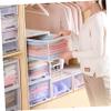 Ciieeo 2pcs Clothes Storage Box Clothing Organizer for Neat Closet Stackable Plastic Container for Clothes Socks and Underwear Design view 3