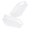 DEARMAMY 2pcs Fridge Organizers Stackable Refrigerator Storage Boxes Plastic Food Storage Containers for Fridge Bins view 1