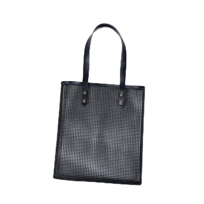 DEARMAMY Mesh Tote Bag Toiletry Bag Reusable Washable Mesh Shopping Grocery Beach