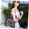 DEARMAMY Mesh Tote Bag Toiletry Bag Reusable Washable Mesh Shopping Grocery Beach view 3