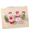 Beatifufu Cute Christmas Cake Towels 2pcs Soft Cotton Bath Towels Unique Christmas Tree Pattern view 4