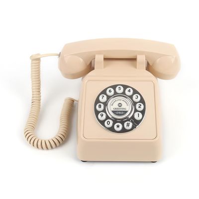 cojodopo Wedding Message Blessing Audio Guestbook Telephone, Antique Guestbook Telephone Fixed Landline Recorder Phone (Button Model)