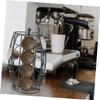 Beatifufu Rotating Coffee Capsules Rack Coffee Pod Storage Iron Capsule Holder Space-saving Organizer Stand view 3