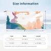 NONHAI Beach Towel Rabbit and Landscape Microfiber Bath Towels Quick Dry Towel for Swimmers Sand Proof Beach Towels Absorbent Bathroom Towel for Hotel Gym Spa Yoga Bath Towel 27.5"x55" view 2