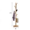 Coat Stand Solid Wood Coat Rack Bedroom Clothes Rack Home Creative Hanger Free Standing Coat Stand view 2