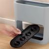Umbrella Holder Stand Umbrella Stand Indoor Entryway Umbrella Stand For Hallway, Folding Umbrella Stand With Water Collection Tray Simple And Modern Three Colors (Color : Black) view 4